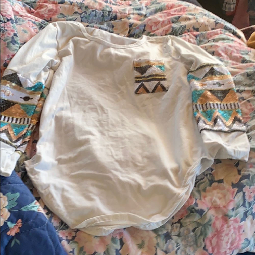 Sequined blouse
